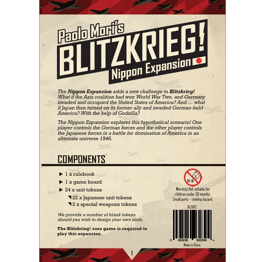 Blitzkrieg! Nippon Expansion