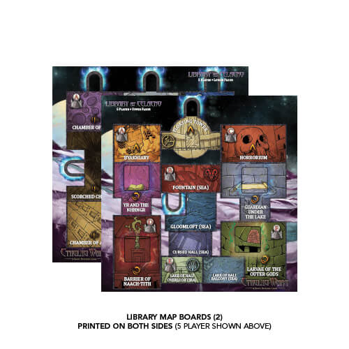 Cthulhu Wars: Library at Celaeno Map