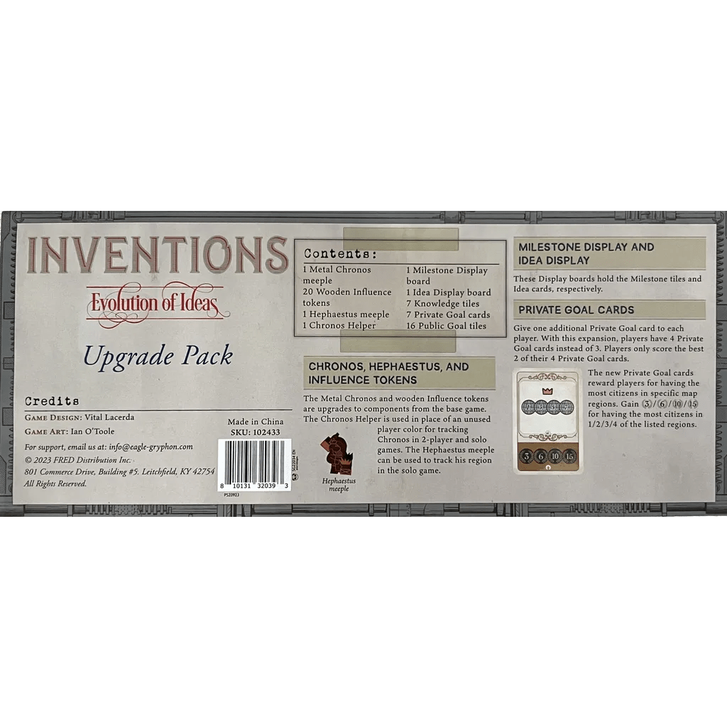 Inventions: Evolution of Ideas Upgrade Pack