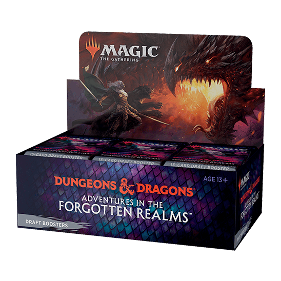 Magic The Gathering: Adventures in the Forgotten Realms Draft Boosters (36 Packs) - EN