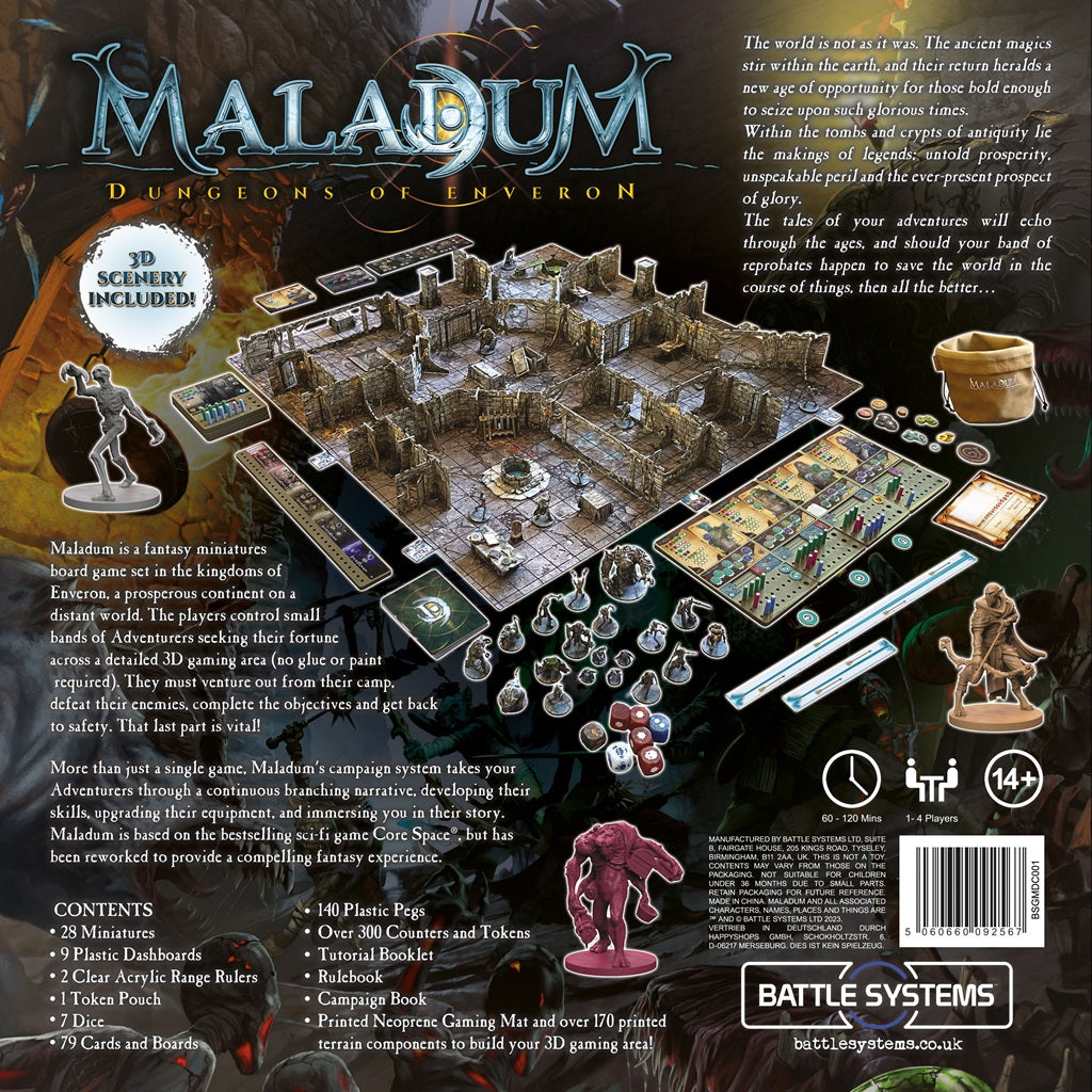 Maladum: Dungeons of Enveron