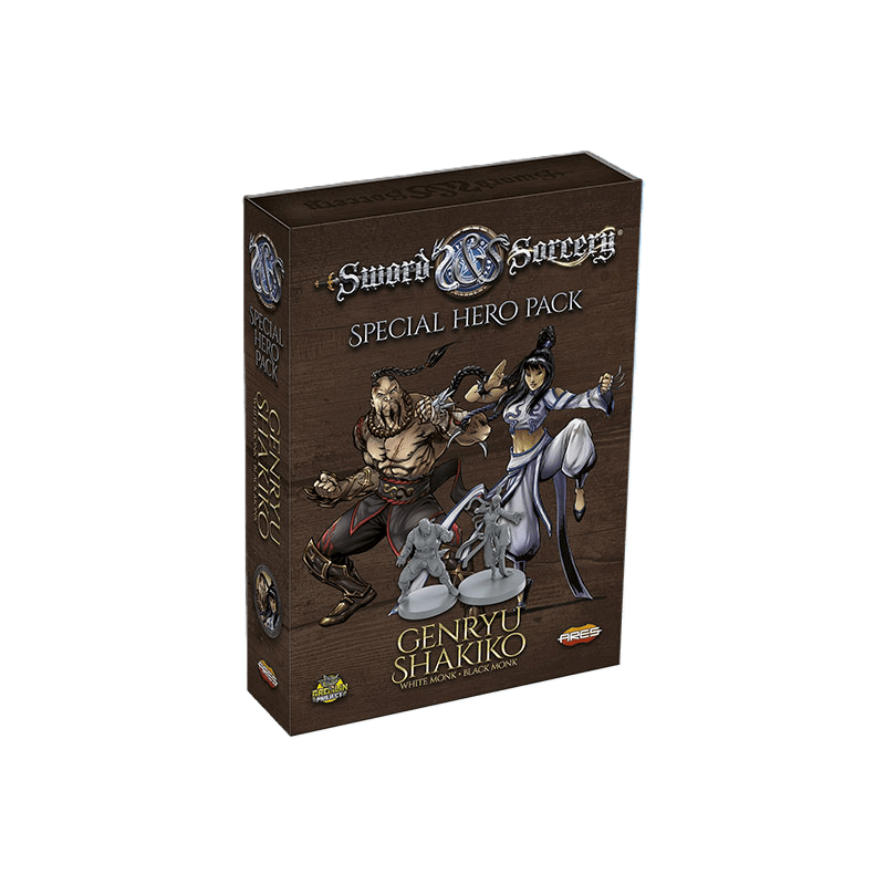 Sword & Sorcery: Genryu/Shakiko (White/Black Monk) Hero Pack