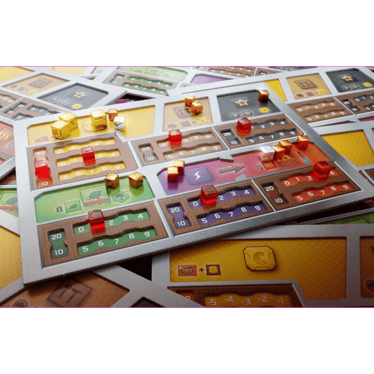 Terraforming Mars Dual Layer Player Boards (5 Boards Set)